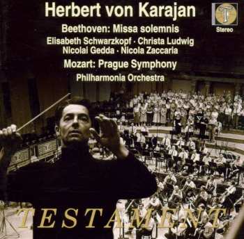 Album Herbert von Karajan: Beethoven: Missa solemnis / Mozart: Prague Symphony