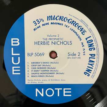 LP Herbie Nichols Trio: The Prophetic Herbie Nichols Vol. 1 & 2 398029