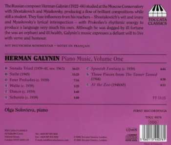 CD Герман Галынин: Piano Music Volume One 536696