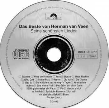 CD Herman van Veen: Das Beste Von Herman Van Veen - Seine Schönsten Lieder 193977