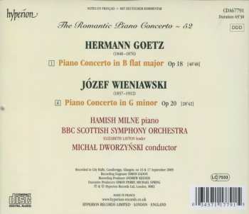 CD Hermann Goetz: Piano Concerto In B Flat, Op 18 / Piano Concerto In G Minor, Op 20 368884