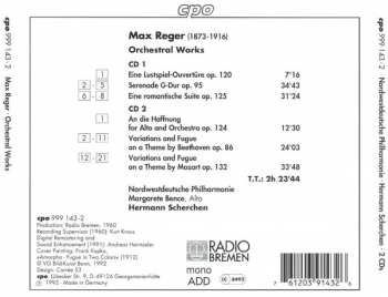 2CD Hermann Scherchen: Scherchen Conducts Reger 117233