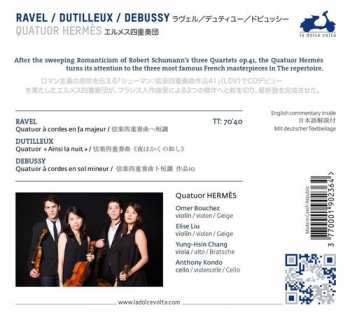 CD Hermès Quartet: Ravel, Dutilleux, Debussy 323712