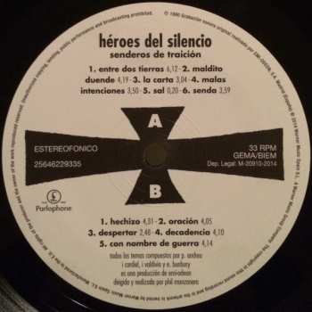 LP/CD Héroes Del Silencio: Senderos De Traición 193170