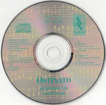 CD Hespèrion XXI: Ostinato 108552