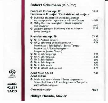 SACD Hideyo Harada: Schumann, Kreisleriana - Fantasie 306479