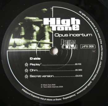 2LP High Tone: Opus Incertum