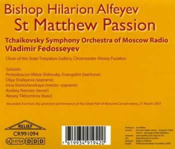 2CD Hilarion Alfeyev: St Matthew Passion 275519