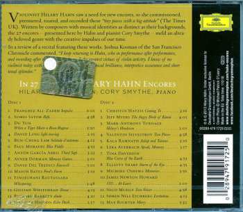2CD Hilary Hahn: In 27 Pieces: The Hilary Hahn Encores 423308