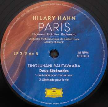 2LP Hilary Hahn: Paris 45916