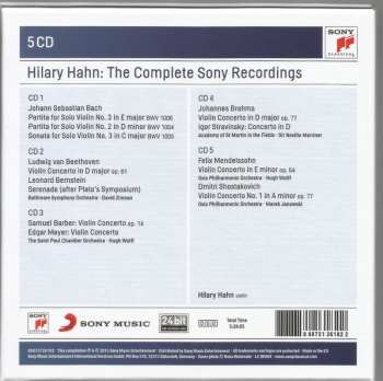 5CD/Box Set Hilary Hahn: The Complete Sony Recordings 117945