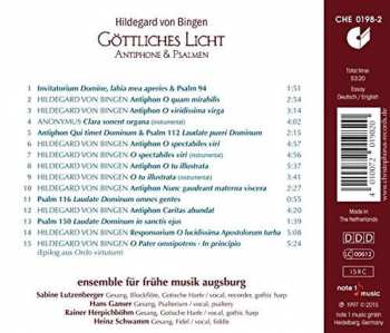 CD Hildegard Von Bingen: Göttliches Licht: Antiphone & Psalmen 145949