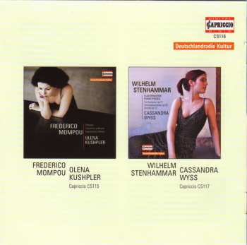 CD Hilding Rosenberg: Klavierwerke = Piano Pieces (Suite ∙ Plastiska Scener ∙ Sonatin ∙ Improvisationer ∙ Tema Med Variationer) 400022