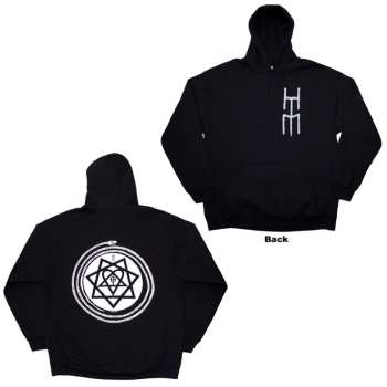 Merch HIM: Him Unisex Pullover Hoodie: Graphic (back Print) (x-large) XL