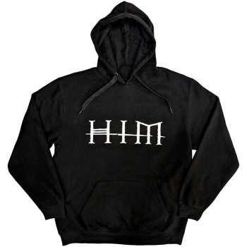 Merch HIM: Him Unisex Pullover Hoodie: Logo (back Print) (xx-large) XXL