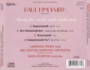 CD Paul Hindemith: Music For Viola And Orchestra 440383