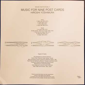 LP Hiroshi Yoshimura: Music For Nine Post Cards LTD | CLR 460598