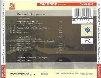 CD Richard Hol: Symphonies Nos 2 & 4 407856