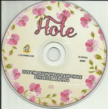 CD Hole: Live Through This Is Radio Hole 9th December 1994 516330