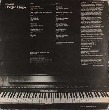 LP Holger Biege: Circulus 374387