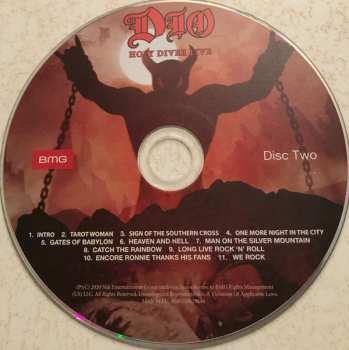 2CD Dio: Holy Diver Live DLX 16331