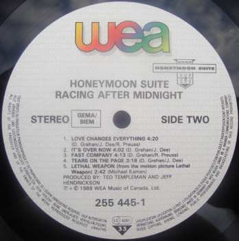 LP Honeymoon Suite: Racing After Midnight 516979