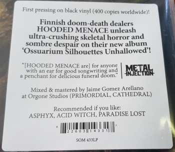 LP Hooded Menace: Ossuarium Silhouettes Unhallowed 26966