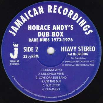LP Horace Andy: Dub Box  - Rare Dubs 1973-1976 316726