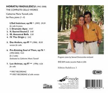 CD Horatiu Radulescu: The Complete Cello Works  270971