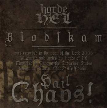CD Horde Of Hel: Blodskam 529385