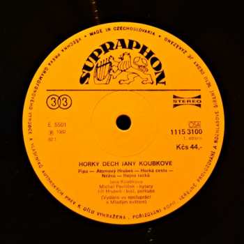 LP Horký Dech Jany Koubkové: Horký Dech Jany Koubkové 360306