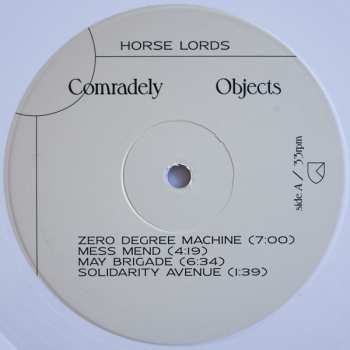 LP Horse Lords: Comradely Objects CLR | LTD 493976
