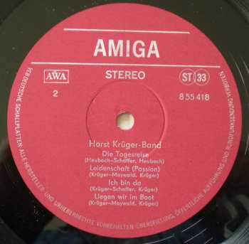 LP Horst Krüger-Band: Horst Krüger-Band 433735