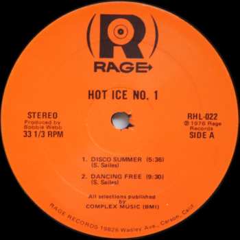 CD Hot Ice: Hot Ice No 1