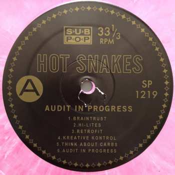 LP Hot Snakes: Audit In Progress CLR 63904