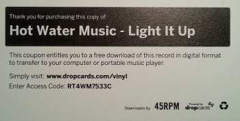 LP Hot Water Music: Light It Up LTD | CLR 393134
