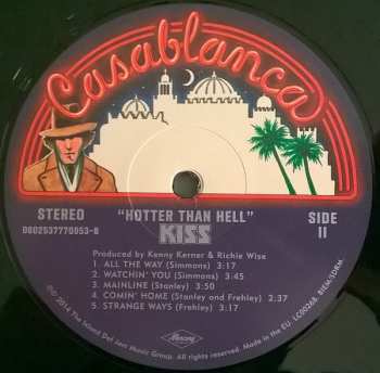LP Kiss: Hotter Than Hell LTD 16587
