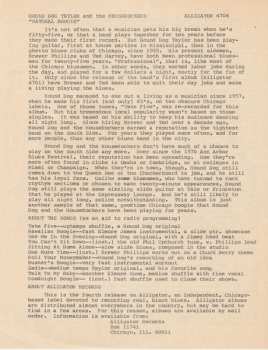 LP Hound Dog Taylor & The House Rockers: Natural Boogie