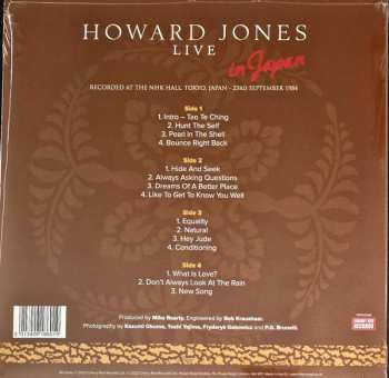2LP Howard Jones: Live In Japan LTD | CLR 457556
