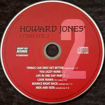 2CD Howard Jones: The 12" Album + 12"ers Vol.2 DLX 438117