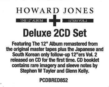 2CD Howard Jones: The 12" Album + 12"ers Vol.2 DLX 438117