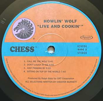 LP Howlin' Wolf: Live And Cookin' At Alice's Revisited LTD 530577