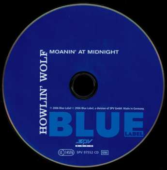 CD Howlin' Wolf: Moanin' At Midnight 256485