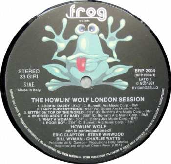 LP Howlin' Wolf: The London Howlin' Wolf Session 533280
