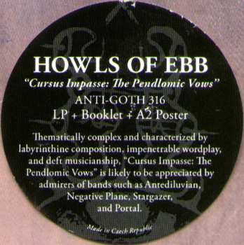 LP Howls Of Ebb: Cursus Impasse: The Pendlomic Vows CLR | LTD 477328