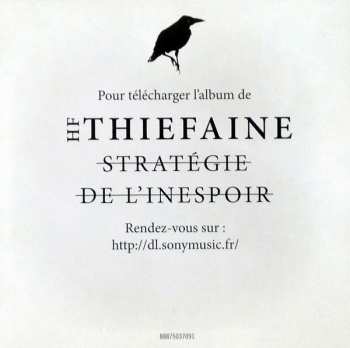 2LP Hubert Félix Thiéfaine: Stratégie De L'Inespoir 78587