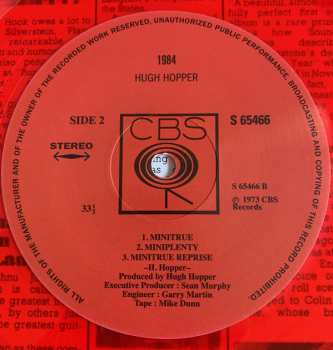 LP Hugh Hopper: 1984 LTD | CLR 128748