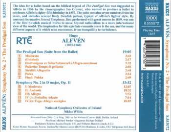 CD Hugo Alfvén: Symphony No. 2 In D Major, Op. 11, The Prodigal Son (Suite From The Ballet) 279525