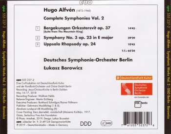 CD Hugo Alfvén: Symphony No. 3 ∙ Uppsala Rhapsody ∙ The Mountain King Suite 114664
