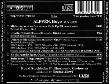 CD Hugo Alfvén: The Three Swedish Rhapsodies 257961